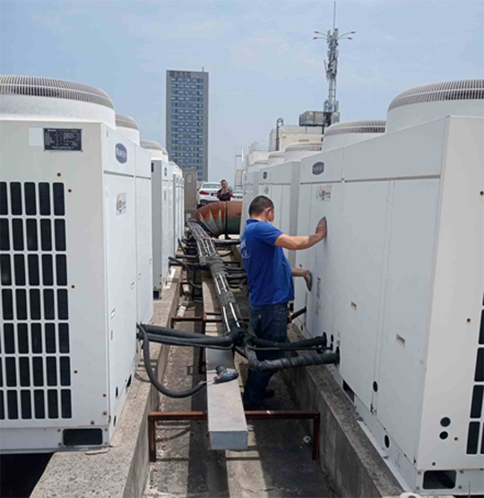 福田中央空调制热和不制冷系统维修方法